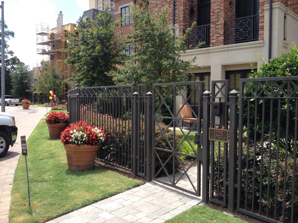 Fence Installation Company in Houston TX | Griffin Fence Iron Walk and Drive Gates