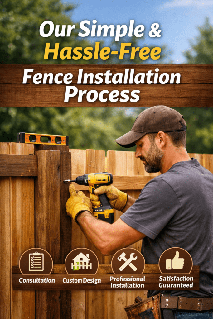 Our Simple & Hassle-Free Fence Installation Process