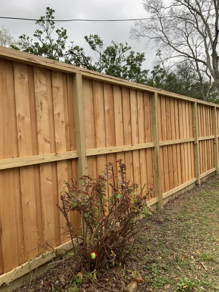 Fence Installation Company in Houston TX | Griffin Fence Board and Batten Wood Fencing