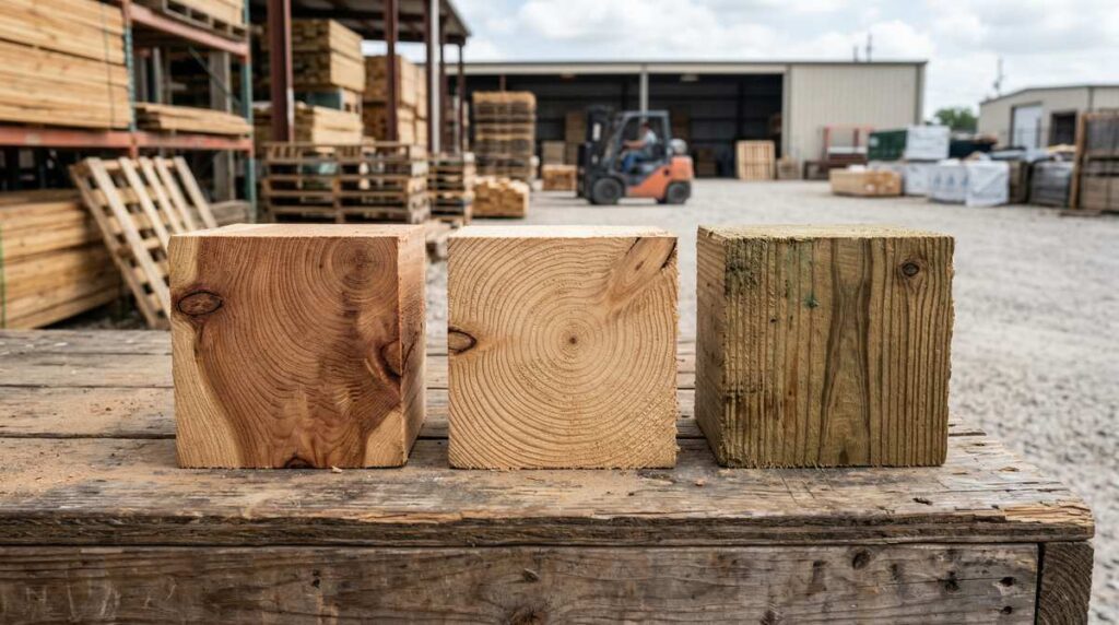 Best types of wood for fences in Houston climate — cedar, pine, and pressure-treated lumber