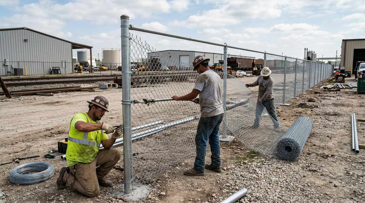 chain link fence contractors near me - Griffin Fence Houston TX
