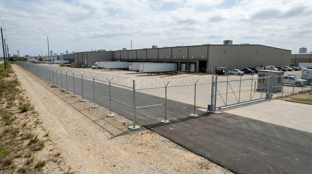 commercial fence company near me Houston - Griffin Fence TX