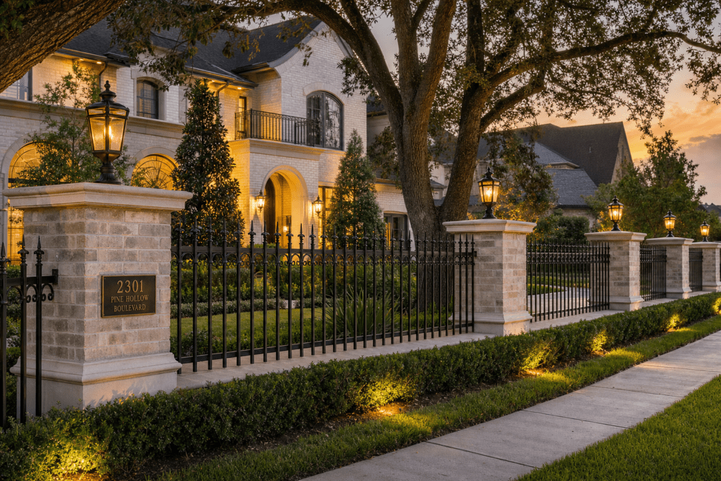 Griffin Fence Houston TX - Post12 Masonry Fence
