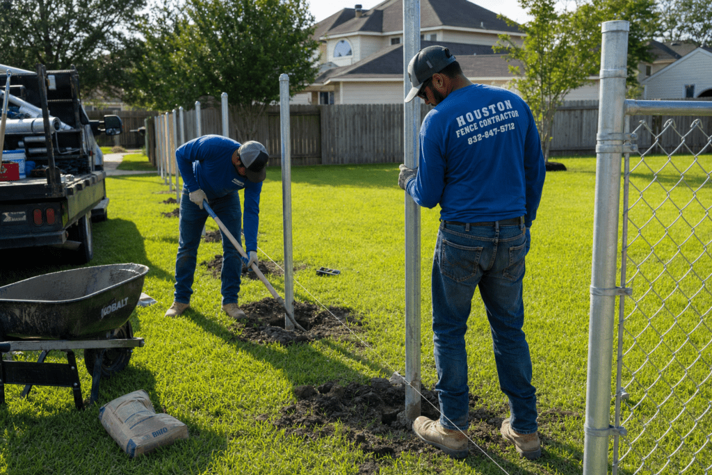 Chain Link Fence Installation in Houston, TX: What Homeowners Need to Know | Griffin Fence Chain Link Fence Installation in Houston, TX: What Homeowners Need to Know | Griffin Fence