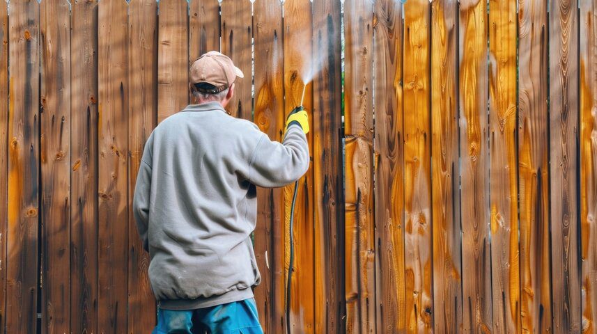 Fence Painting vs Staining in Houston TX Top Fence Installation Company In Houston TX | Griffin Fence